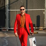 Sebastian Stan outside apos Jimmy Kimmel Live apos TV Show