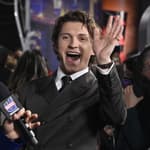 Tom Holland attends the premiere of the sci-fi motion picture "Spider-Man: No Way Home"
