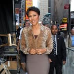 Robin Roberts outside ABC studios in New York City