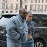 Kanye West and Julia Fox seen in Paris