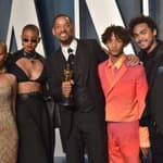 The Smith family at the Oscars after-party