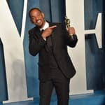 Will Smith showed off his Oscar trophy