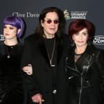 Sharon Osbourne, Kelly Osbourne & Ozzy Osbourne at the 2020 Clive Davis Pre-Grammy Party