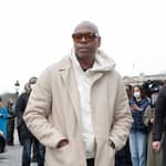 Dave Chappelle Elaine Chapelle leaving Dior show during Paris Fashion Week 2022