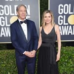 Michelle Pfeiffer and David E. Kelle at the 77th Golden Globe Awards