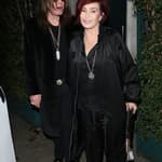 Ozzy and Sharon Osbourne hold hands as they leave Mr Chow restaurant after celebrating Billy Idol apos s 63rd birthday party