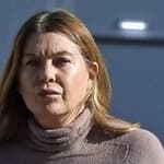 Ellen Pompeo is seen on the set of grey apos s anatomy last week it was reported that Ellen received 5M apos hush money apos to keep quiet about Patrick Dempsey apos toxic and nasty apos behavior on set