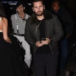 Scott Disick arrives at Boum Boum night club in Paris with Holly Scarfone