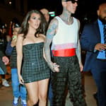 Kourtney Kardashian and Travis Barker head to the Met Gala after party
