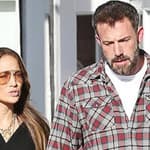Jennifer Lopez and Ben Affleck strolling in the Brentwood Country Mart in Los Angeles