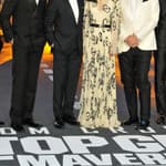 Miles Teller, Jennifer Connolly, Jerry Bruckheimer, Tom Cruise, The Duchess of Cambridge and Prince William attend the Top Gun Maverick Royal Film Performance, in Leicester Square, London. 19th May 2022. 20 May 2022 Pictured: Miles Teller, Tom Cruise, Jennifer Connolly and Jon Hamm attend the Top Gun Maverick Royal Film Performance, in Leicester Square, London. 19th May 2022. Photo: Andrew Sims The Sunday Times Material must be credited "The Times/News Licensing" unless otherwise agreed. 100% surcharge if not credited. Online rights need to be cleared separately. Strictly one time use only subject to agreement with News Licensing. Photo credit: News Licensing / MEGA TheMegaAgency.com +1 888 505 6342 (Mega Agency TagID: MEGA859850_087.jpg) [Photo via Mega Agency]