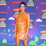 Miranda Cosgrove at the 2022 Kids Choice Awards at Barker Hanger on April 9, 2022 in Santa Monica, CA