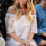 Front row at the Rebecca Minkoff fashion show at The Grove