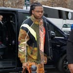 Gunna arriving at Heron Preston show during the Paris Fashion week 2019