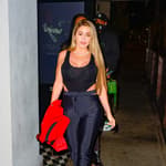 David Spade and Larsa Pippen outside Craig apos s Restaurant in West Hollywood