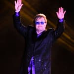 Elton John performing in Porto Cervo Sardinia Italy