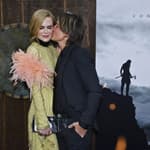 Nicole Kidman and her husband, musician Keith Urban attend the premiere of the action-filled motion picture epic "The Northman" at the TCL Chinese Theatre in the Hollywood section of Los Angeles on Monday.