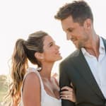 Jojo Fletcher and her husband together.