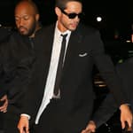 Kim Kardashian and Pete Davidson hold hands while arriving back at their Ritz-Carlton Hotel after attending The MET Gala in New York City