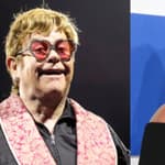 Portraits of Elton John and Britney Spears