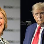Portraits of Hilary Clinton & Donald Trump