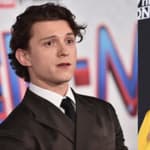 Portrait of Tom Holland and Amy Schumer
