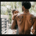 Kyrie Irving, Marlene Wilkerson and son Kaire