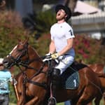 Prince Harry gets emotional after losing his polo match while Meghan Markle supports him from the sidelines