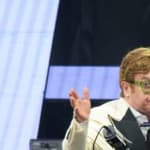 Sir Elton John headlining the BST concert in Hyde Park London England on June 24th 2022