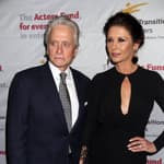 Michael Douglas and Catherine Zeta-Jones attend the Actors Fund Career Transition For Dancers Gala on November 1, 2017 at The Marriott Marquis