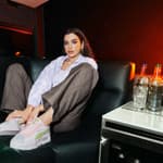 Dua Lipa puts her feet up in PUMA s Mayze Lth Pop campaign