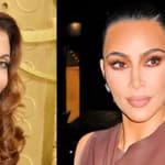 Portraits of Bethenny Frankel and Kim Kardashian