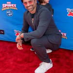 John Stamos and Billy Stamos attend Marvel's Spidey and his Amazing Friends ''Glow Webs Glow'.