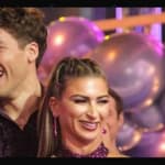 Joseph Baena and his pro dancer Daniella Karagach
