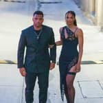 Russell Wilson and Ciara at "Kimmel"