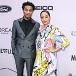 Tia-Mowry and ex-husband Cory Hardrict at the 2020 13th Annual ESSENCE Black Women in Hollywood Awards Luncheon