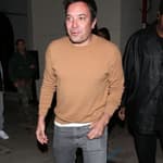 Jimmy Fallon is seen leaving dinner at Craig apos s Restaurant in West Hollywood