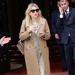 Courtney Love leaves the Ritz hotel during Paris Fashion Week