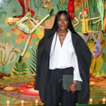 Naomi Campbell at Le Printemps store in Paris