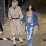 Machine Gun Kelly and Megan Fox at Kimmel