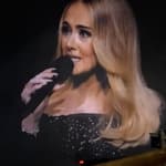 Adele gets emotional telling her Las Vegas audience about having therapy and being the happiest I ve ever ever ever ever been