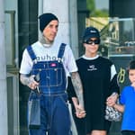 Travis Barker & Kourtney Kardashian Go Jewelry Shopping For Son Landon's 19th Birthday in Calabasas, CA.