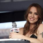 Melanie Jayne Chisholm known as Melanie C in Italy performs at the Franciacorta Outlet of Rodengo Saiano, in the Province of Brescia