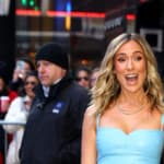 Kristin Cavallari is seen leaving Good Morning America