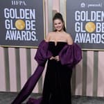 Selena Gomez Attends the Golden Globe Awards in Beverly Hills