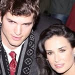 DEMI MOORE AND ASHTON KUTCHER ARRIVE AT THE UK CHARITY PREMIERE OF 'FLAWLESS'