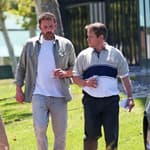 Air - Ben Affleck and Matt Damon are seen on the set of their new movie