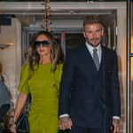 Victoria Beckham and David Beckham steps out holding hands as heading to dinner in New York City on Friday Oct 14, 2022