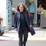 Ozzy Osbourne give two thumbs up while grocery shopping in West Hollywood