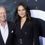 Bruce Willis and Emma Heming Willis arrive at the 'Glass' NY Premier